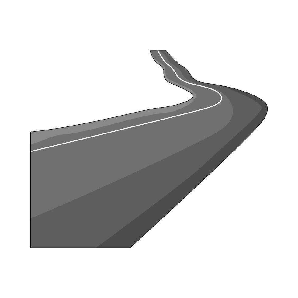 illustration of road vector