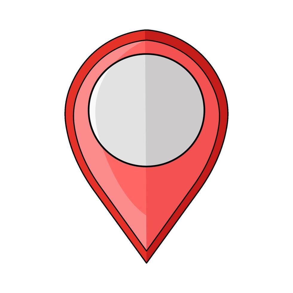 illustration of location pin vector