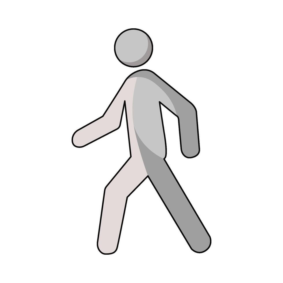 illustration of pedestrian vector