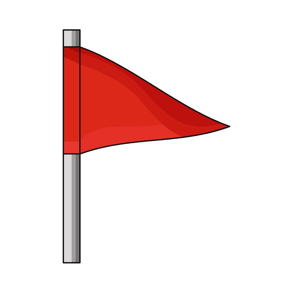 illustration of location flag vector