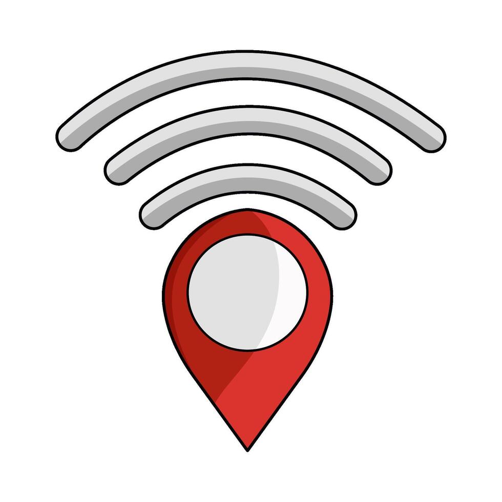 illustration of location pin vector
