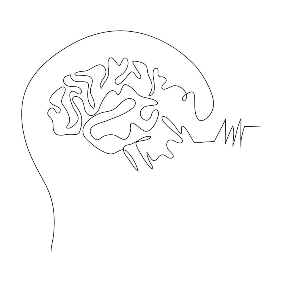 World stroke day single line art ideas vector