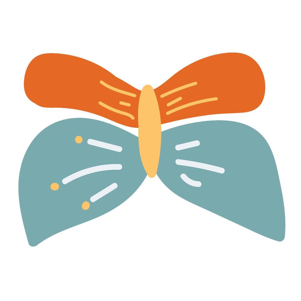Colorful bow. illustration. vector