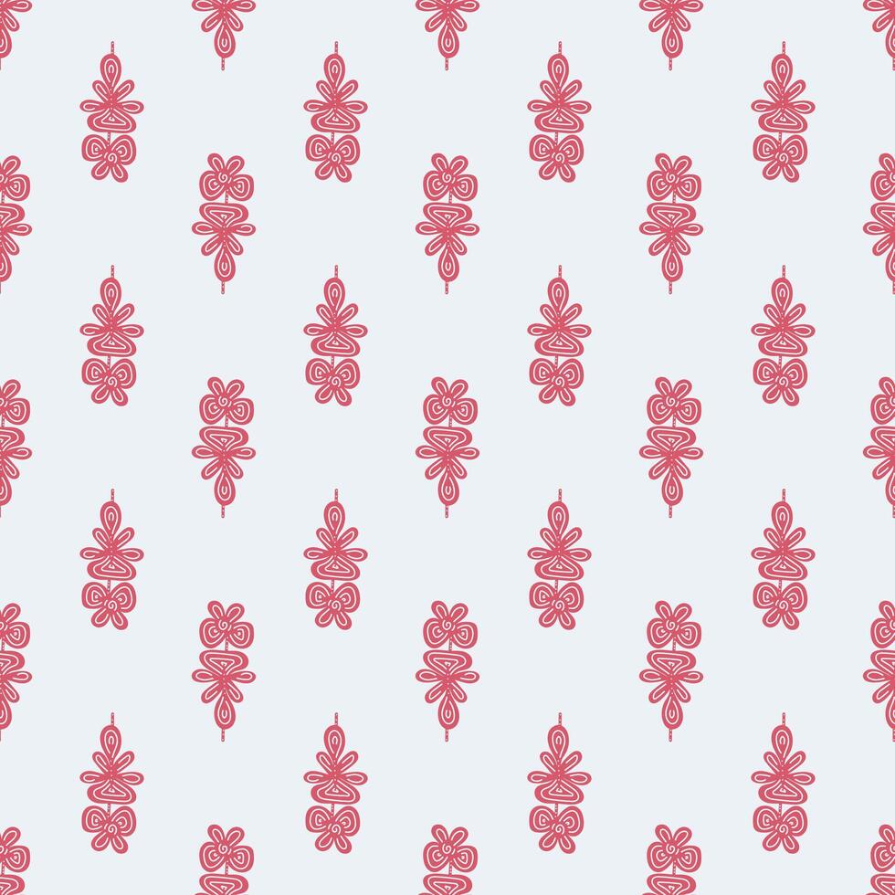 Seamless pattern in minimalist style for fabric, textile, surface design, scrapbook paper, wallpaper, wrapping. vector
