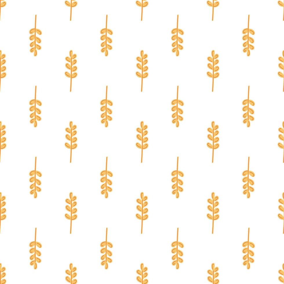 Seamless herbal pattern in minimalist style for fabric, textile, surface design, scrapbook paper, wallpaper, wrapping. vector