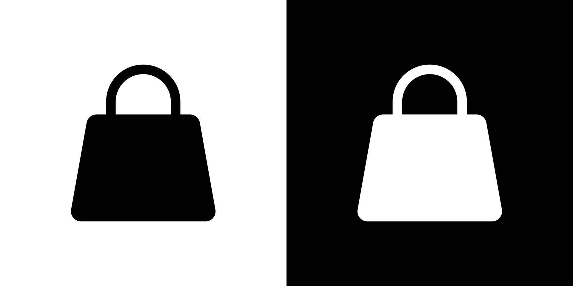 Shopping bag icon isolated background design. illustration vector