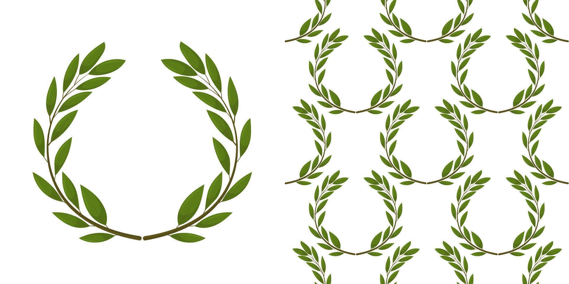Seamless background with olive leaves. Ideal for printing on fabric or paper. vector