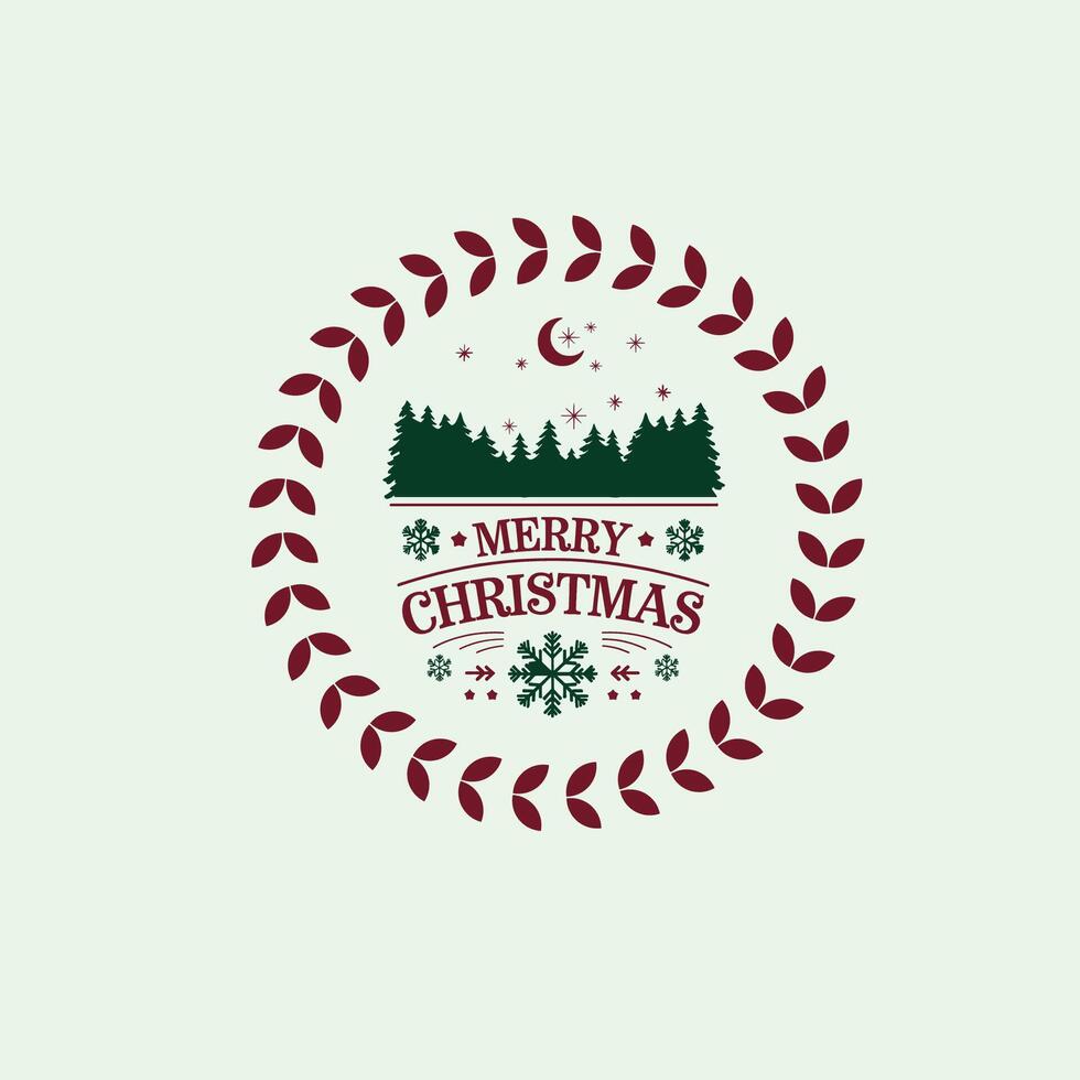 Geometric Christmas Tree with Colorful Ornaments and Star vector