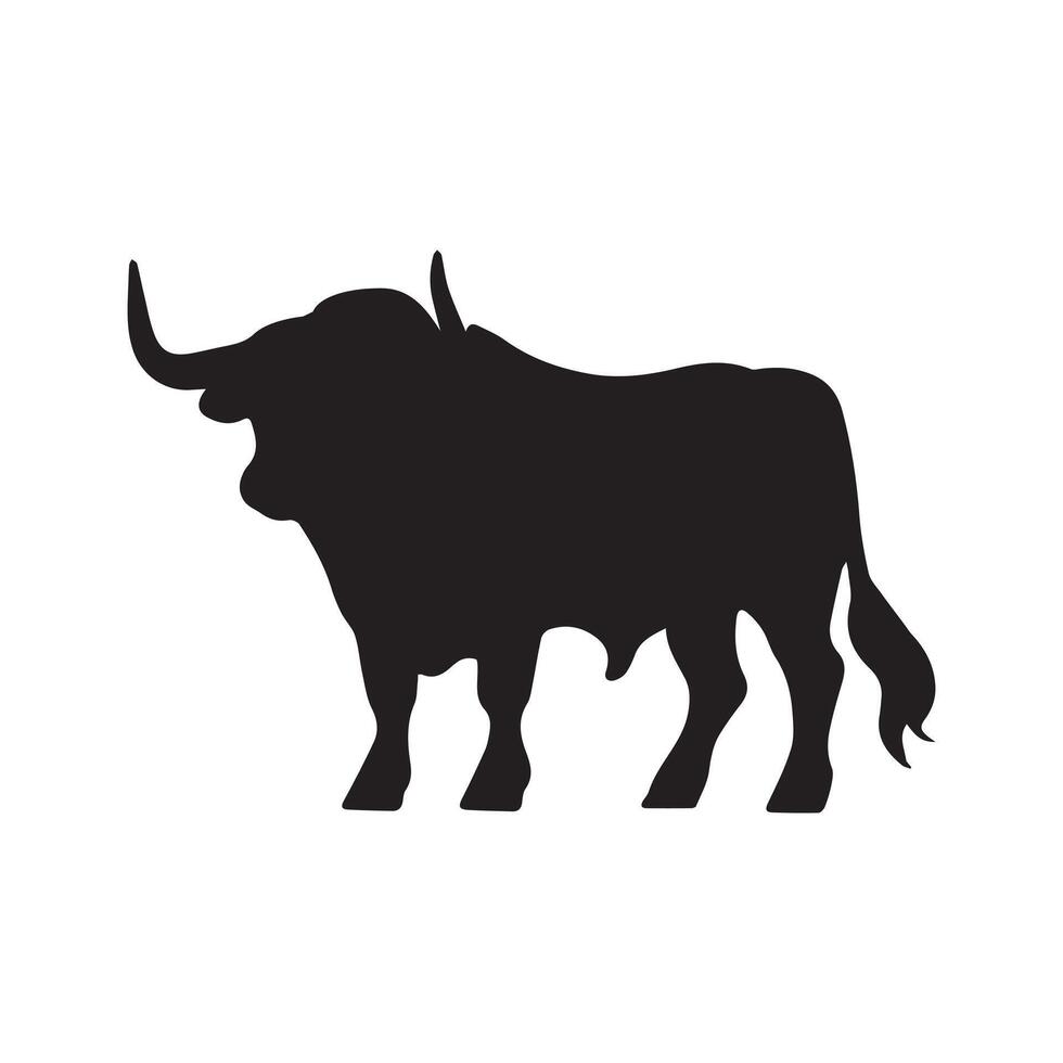 bull are standing vector