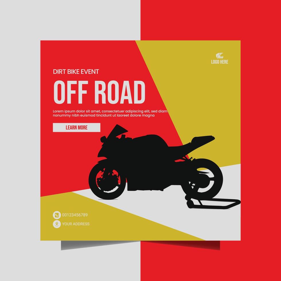 bike servicing flyer vector