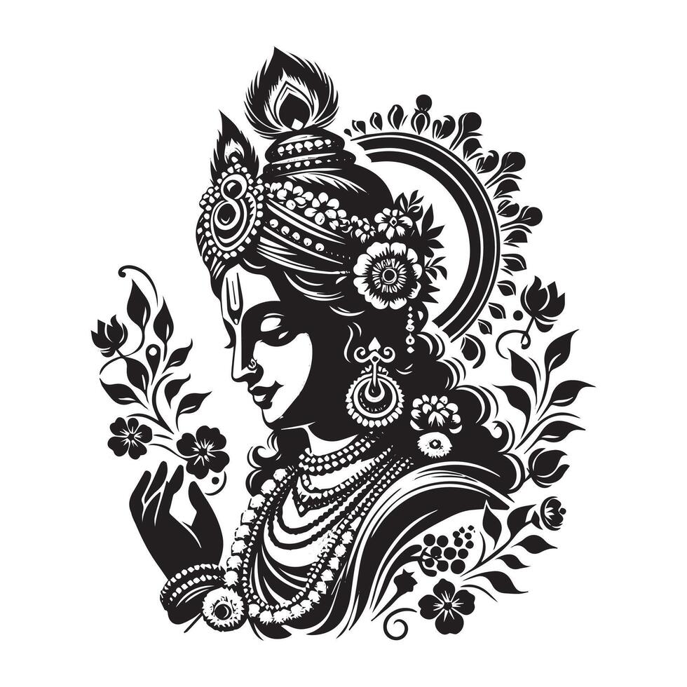 ram navami silhouette vector