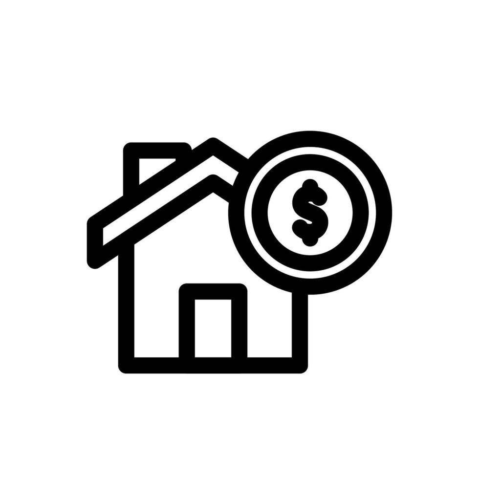 Investment Icon Line Style Finance Simple Design Perfect Illustrations. vector