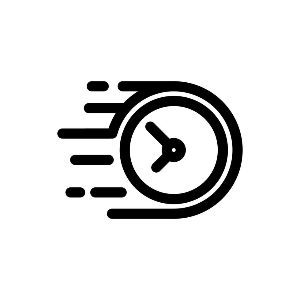 Deadline Icon Line Style Finance Simple Design Perfect Illustrations. vector