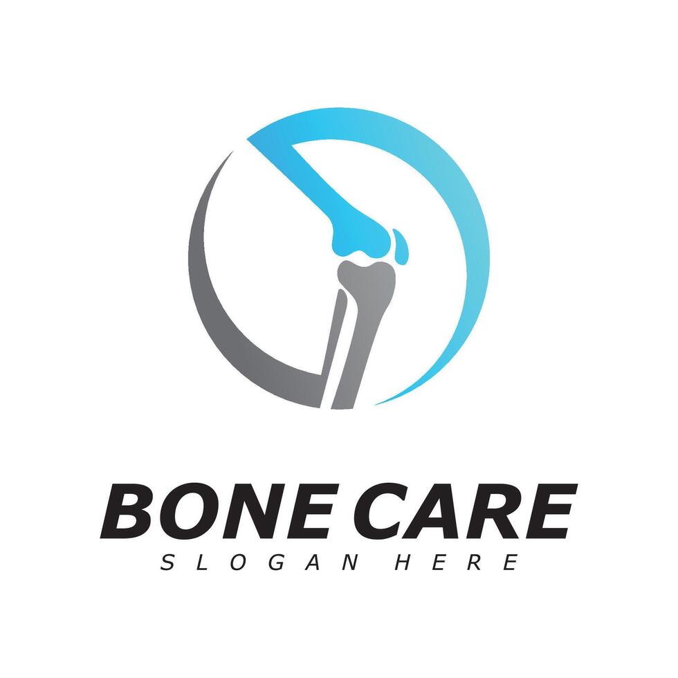 Bone care logo icon template vector