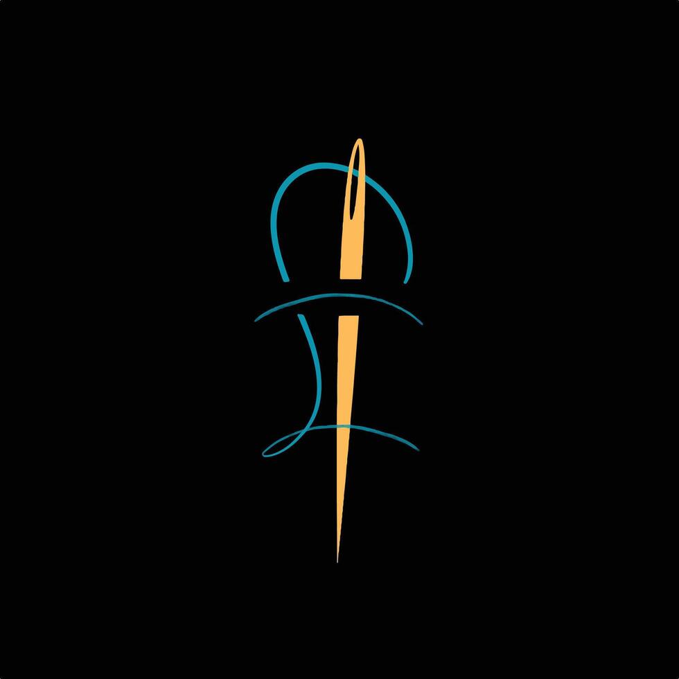 Yellow pest minimalist elegant boutique logo. vector