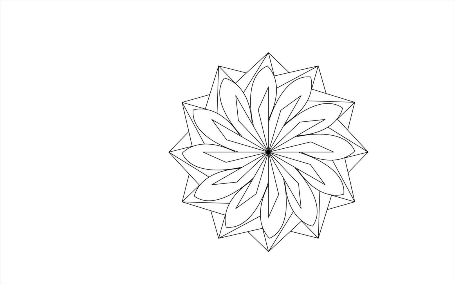 Simple Mandala Design vector