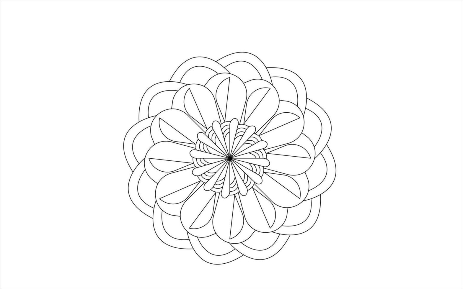 Simple Mandala Design vector