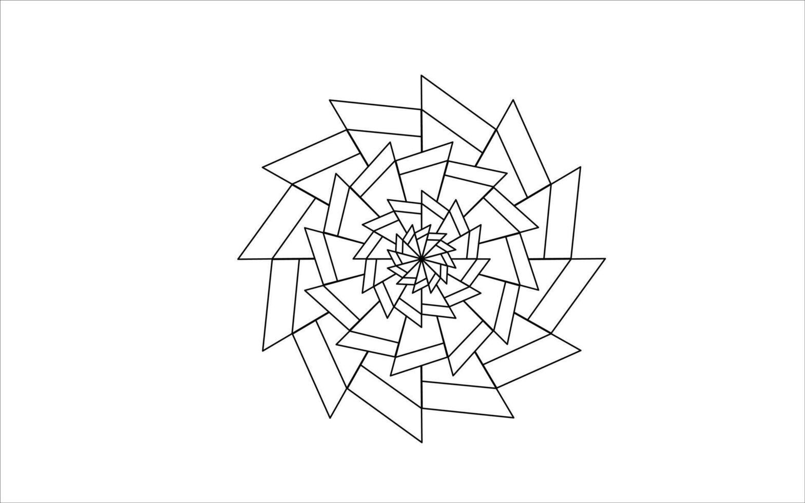 Unique mandala design vector