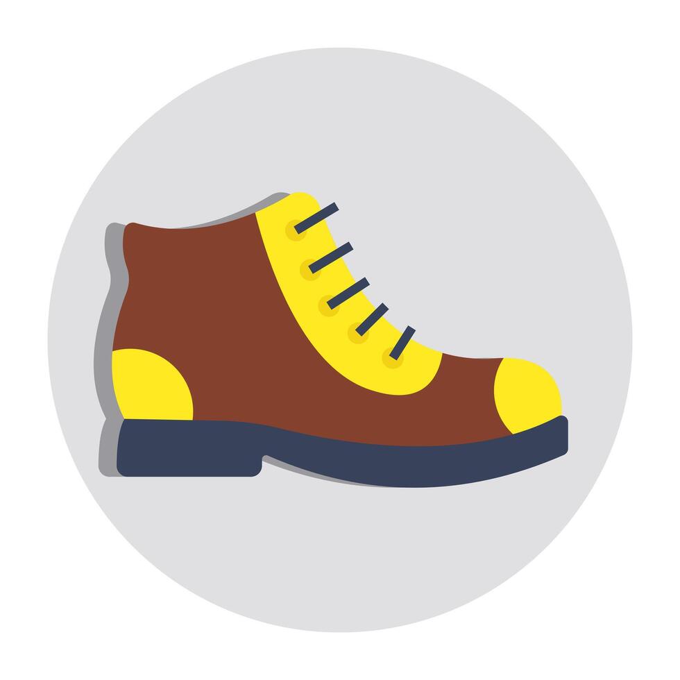 Trendy design icon of shoe, footwear accessory vector