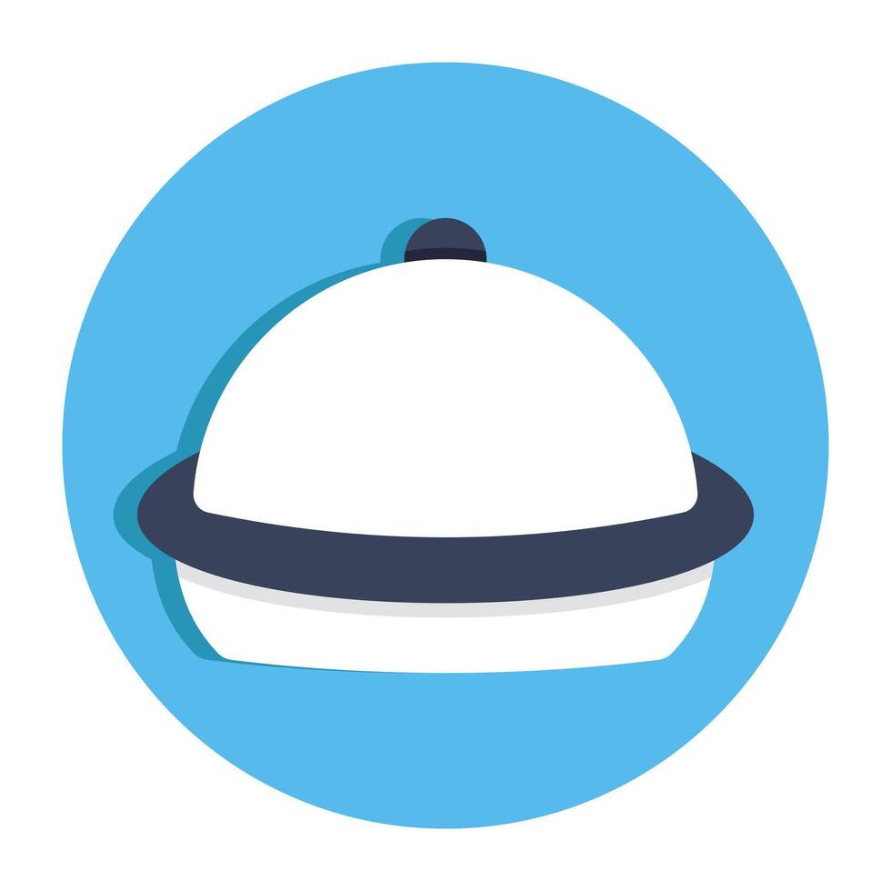 Trendy design icon of cloche vector