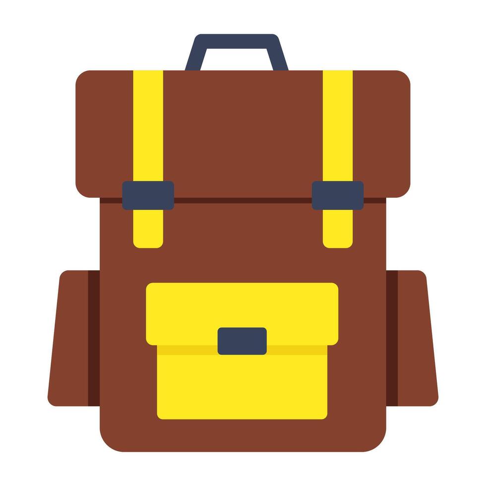 Premium download icon of backpack vector