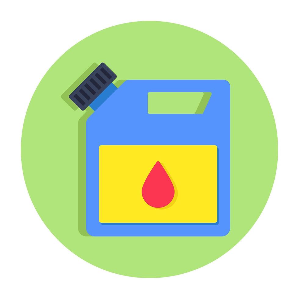 Modern design icon of diesel can vector