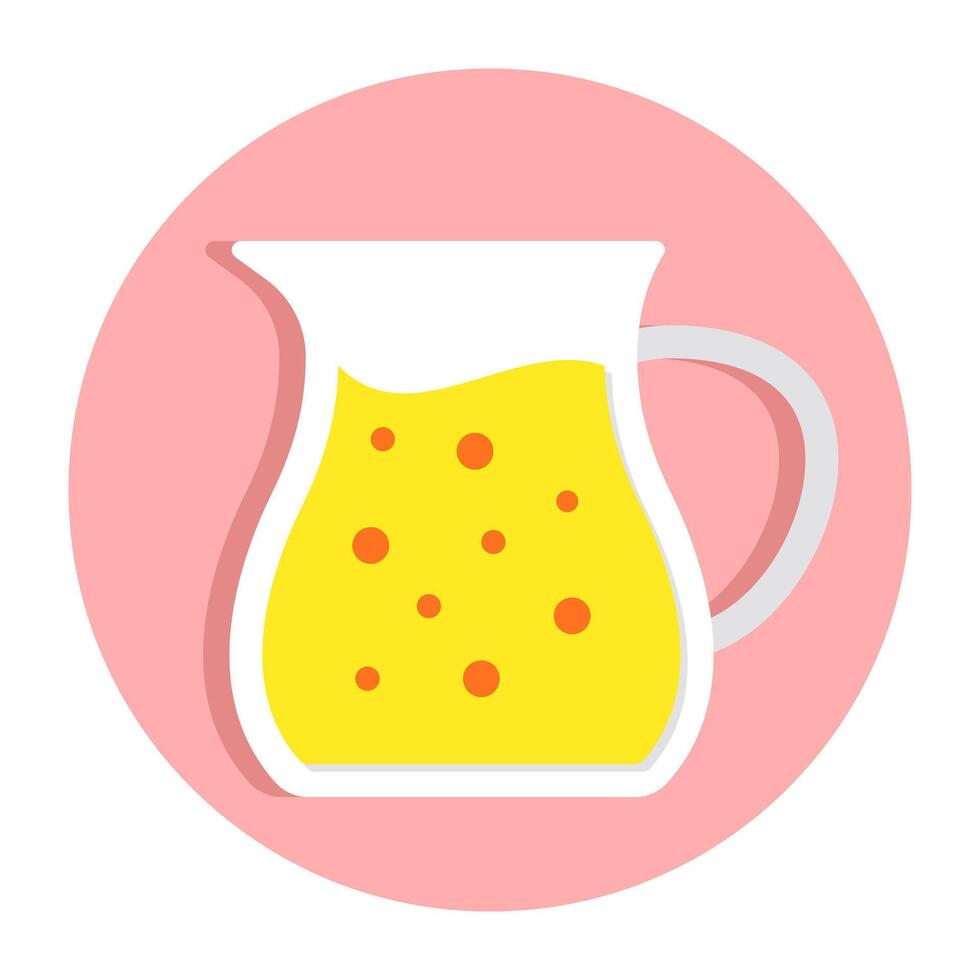 Modern design icon of juice jug vector