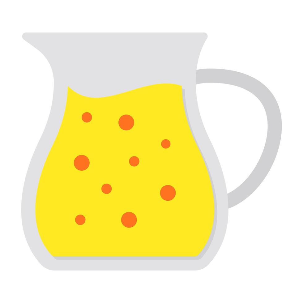 Modern design icon of juice jug vector