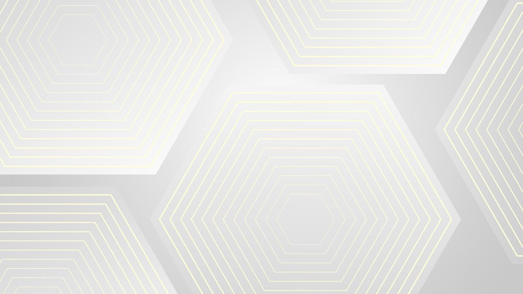 Hexagon pattern wallpaper with lines vector