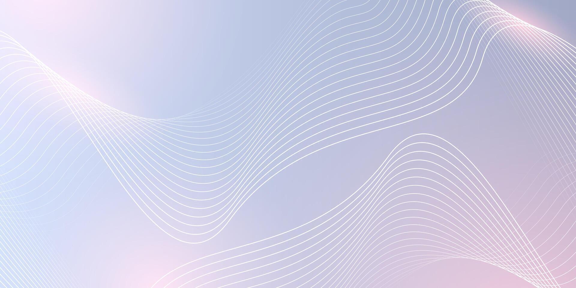 Abstract background with wavy lines vector