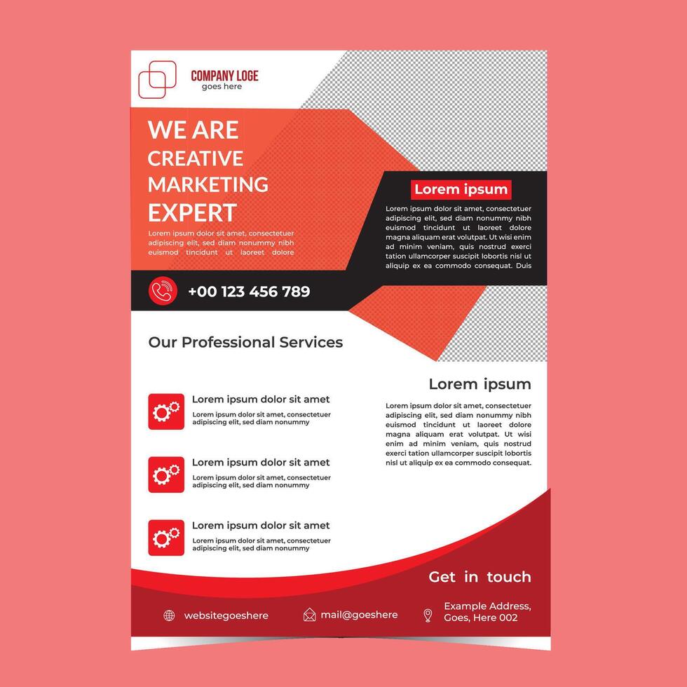 Flyer Design for your Business vector