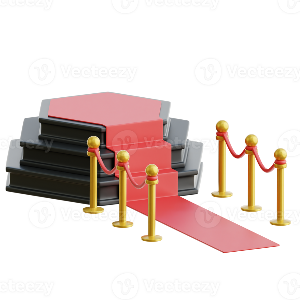 Red Carpet 3d Illustration png