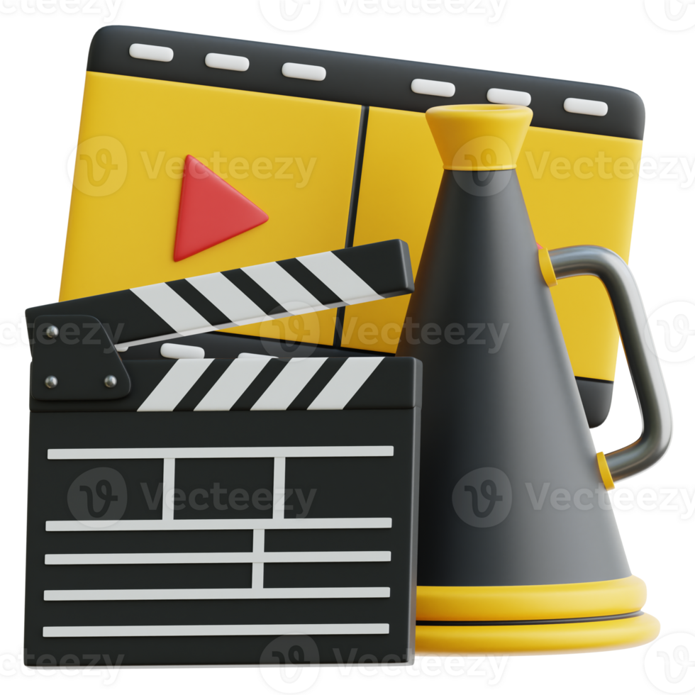 Movie 3d Illustration png
