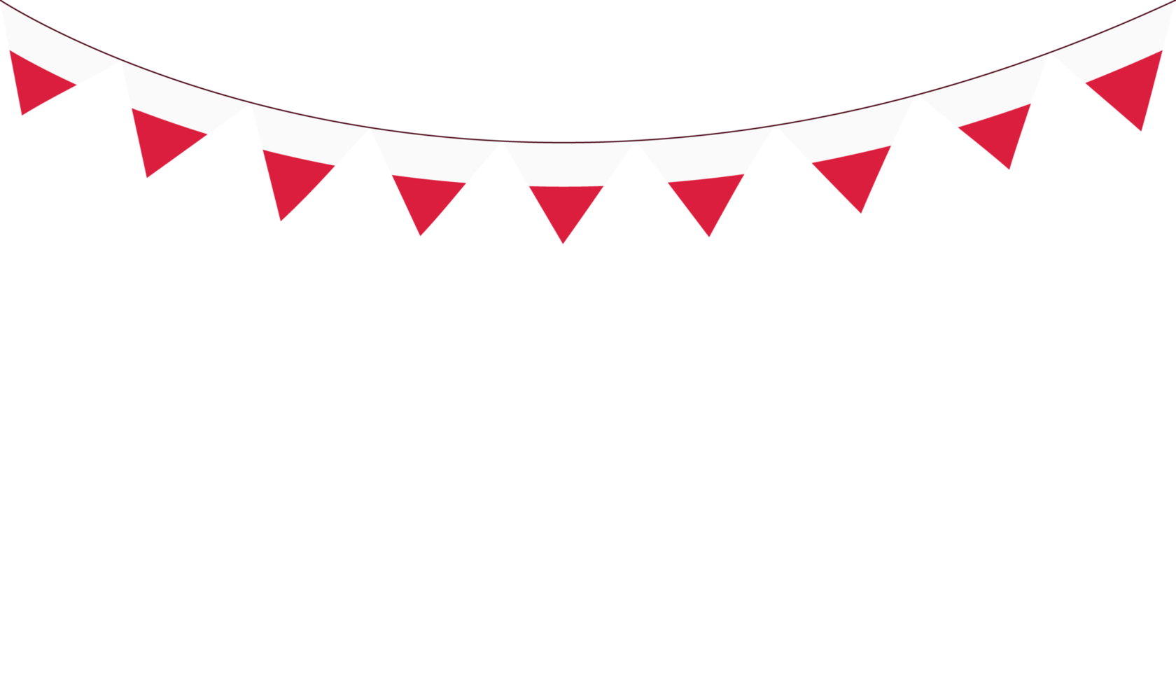 Round Poland flag decoration.Polish flag bunting png