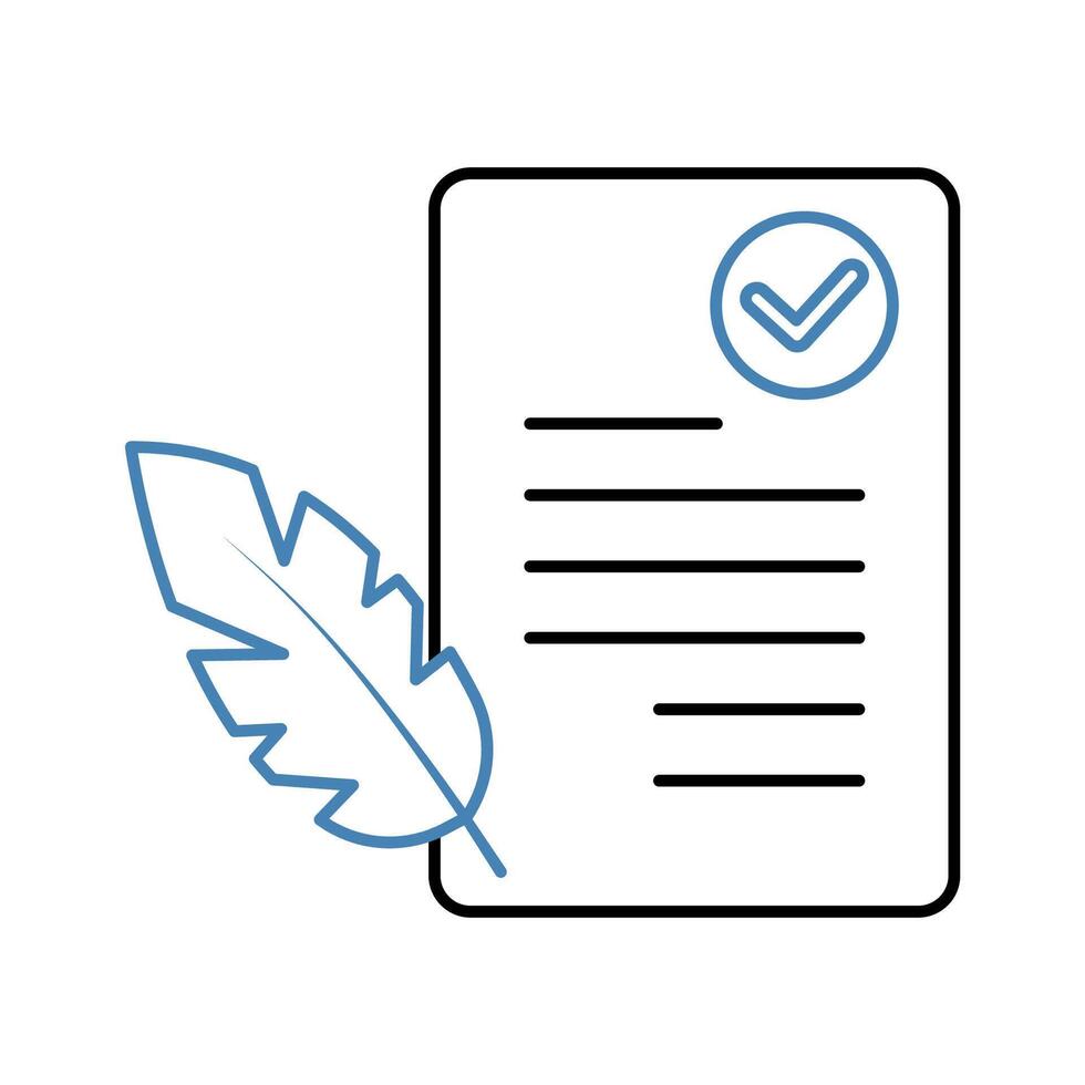 briefing concept line icon. Simple element illustration. briefing concept outline symbol design. vector