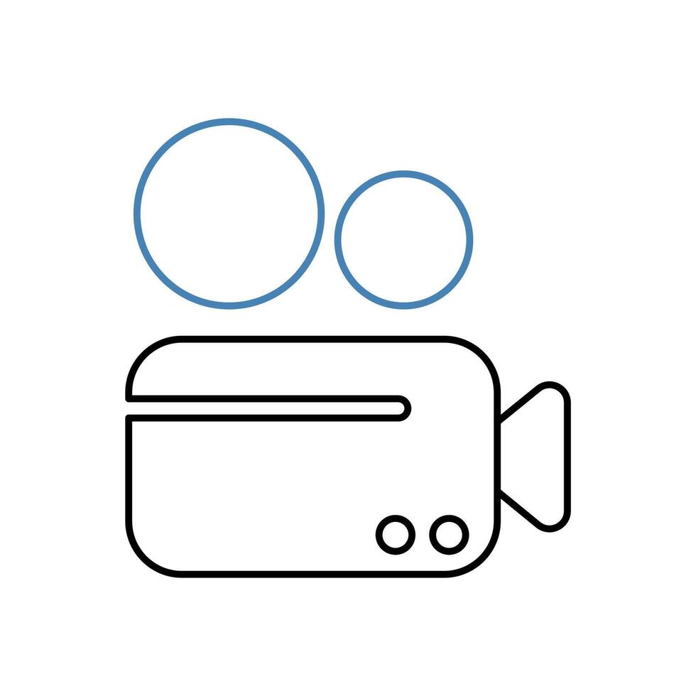 camera icons set. Set of editable stroke icons.Set of camera vector