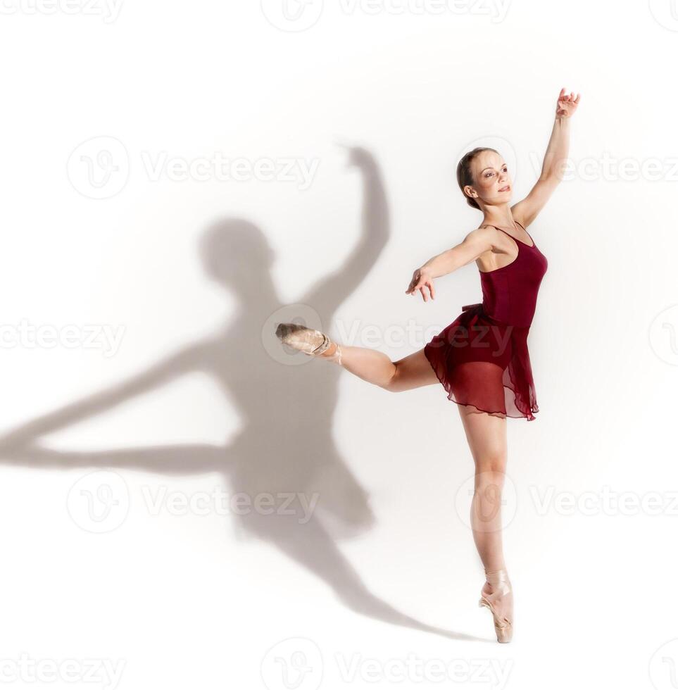 Modern style ballet dancer photo