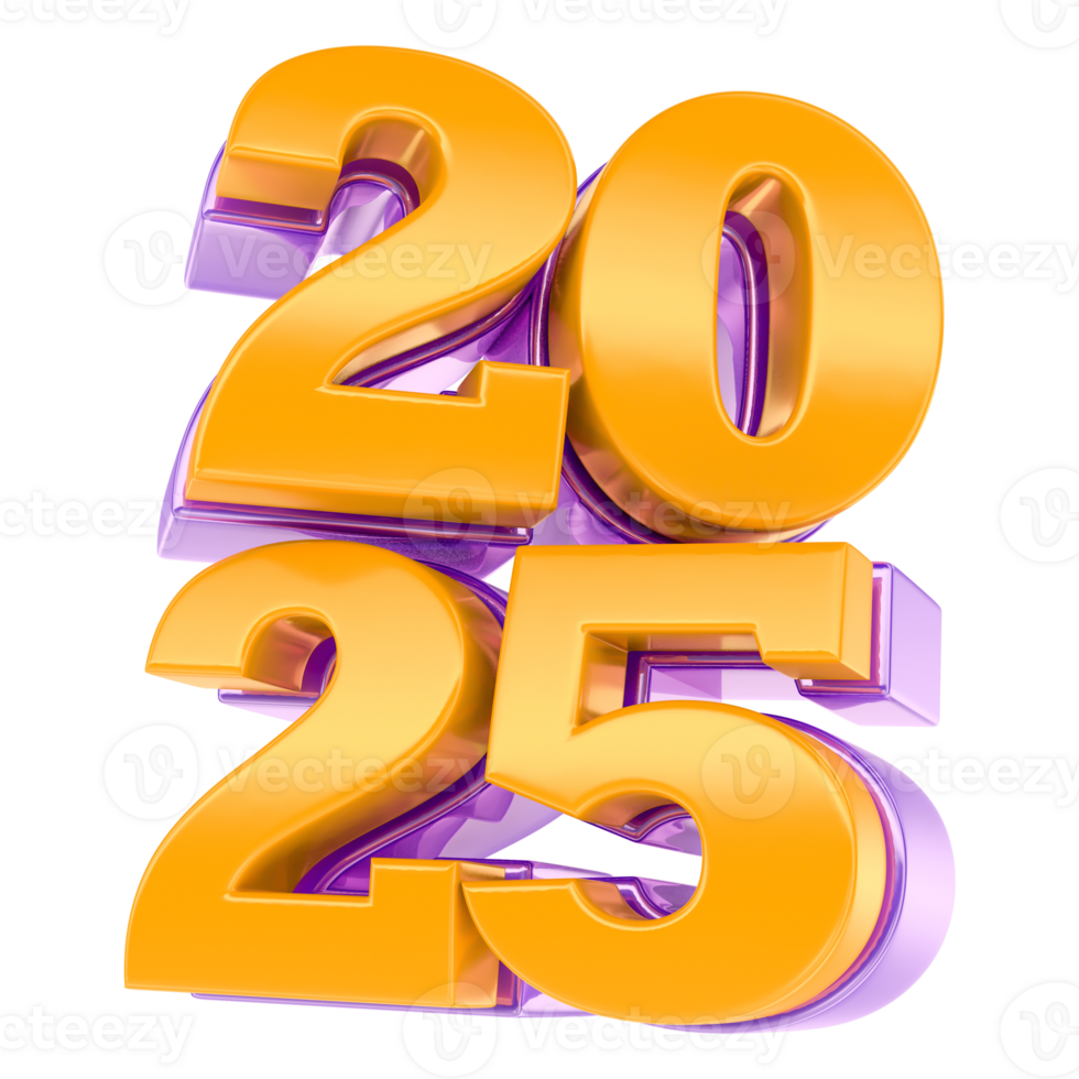 new year 2022 3d number png