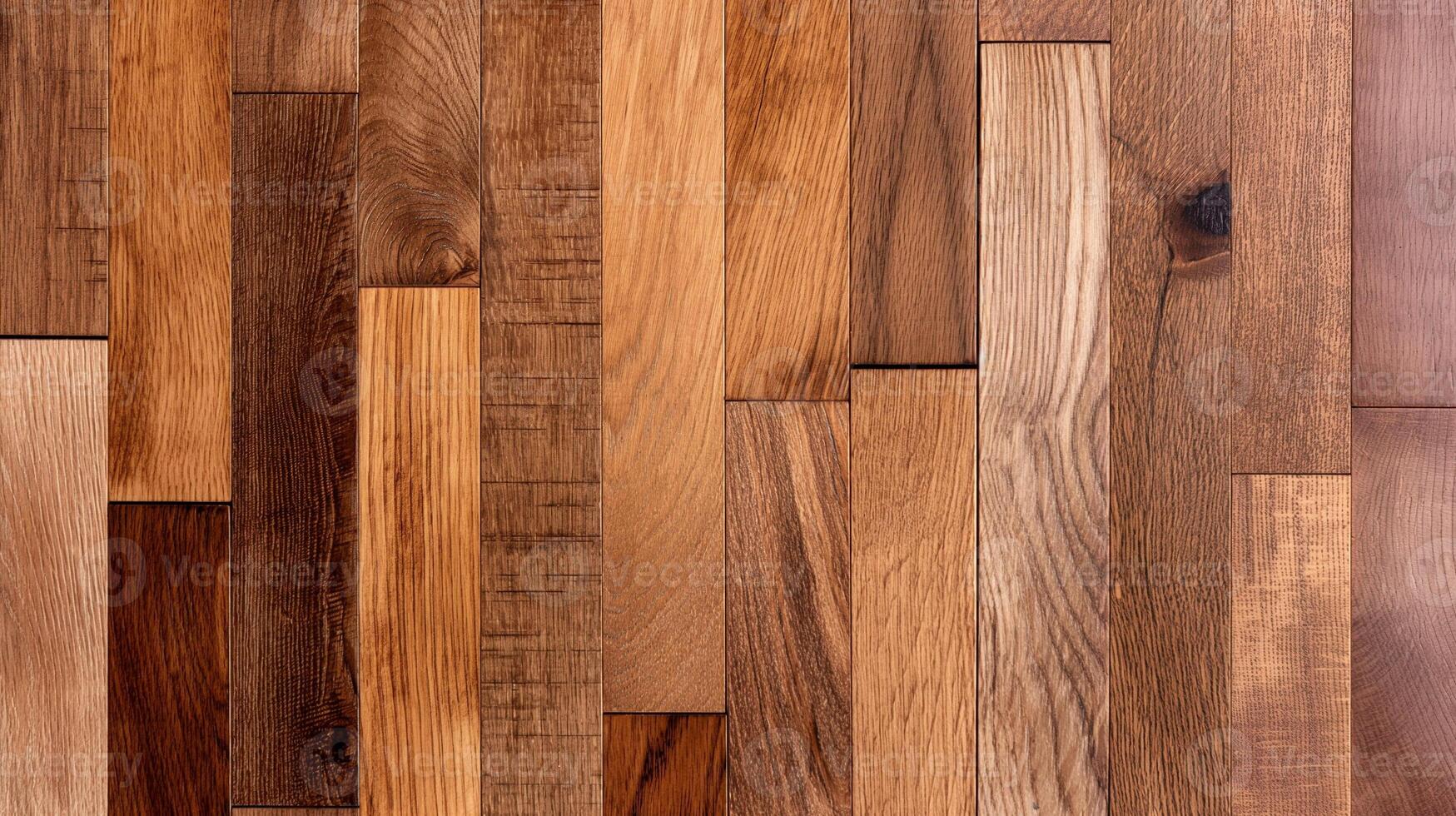 Wooden boards geometric pattern arrangement banner background copy space. Classic parquet design image backdrop empty. Wood tiles ornament concept composition top view, copyspace photo