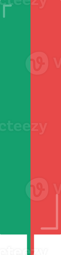 Compared green and red candlestick. Bullish closing and bearish opening marubozu. png