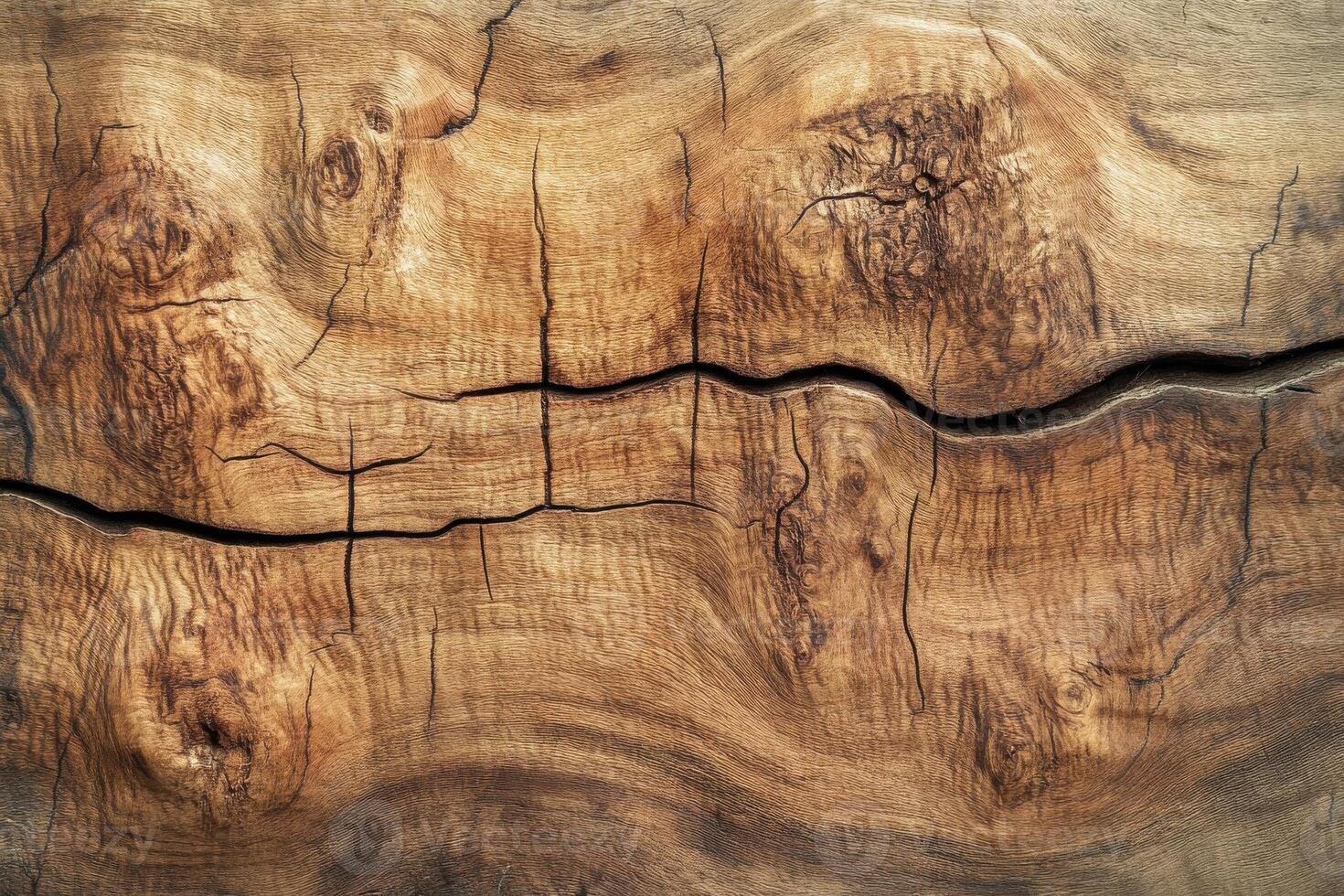 Natural wood texture showcasing intricate patterns and cracks found in a rustic environment photo