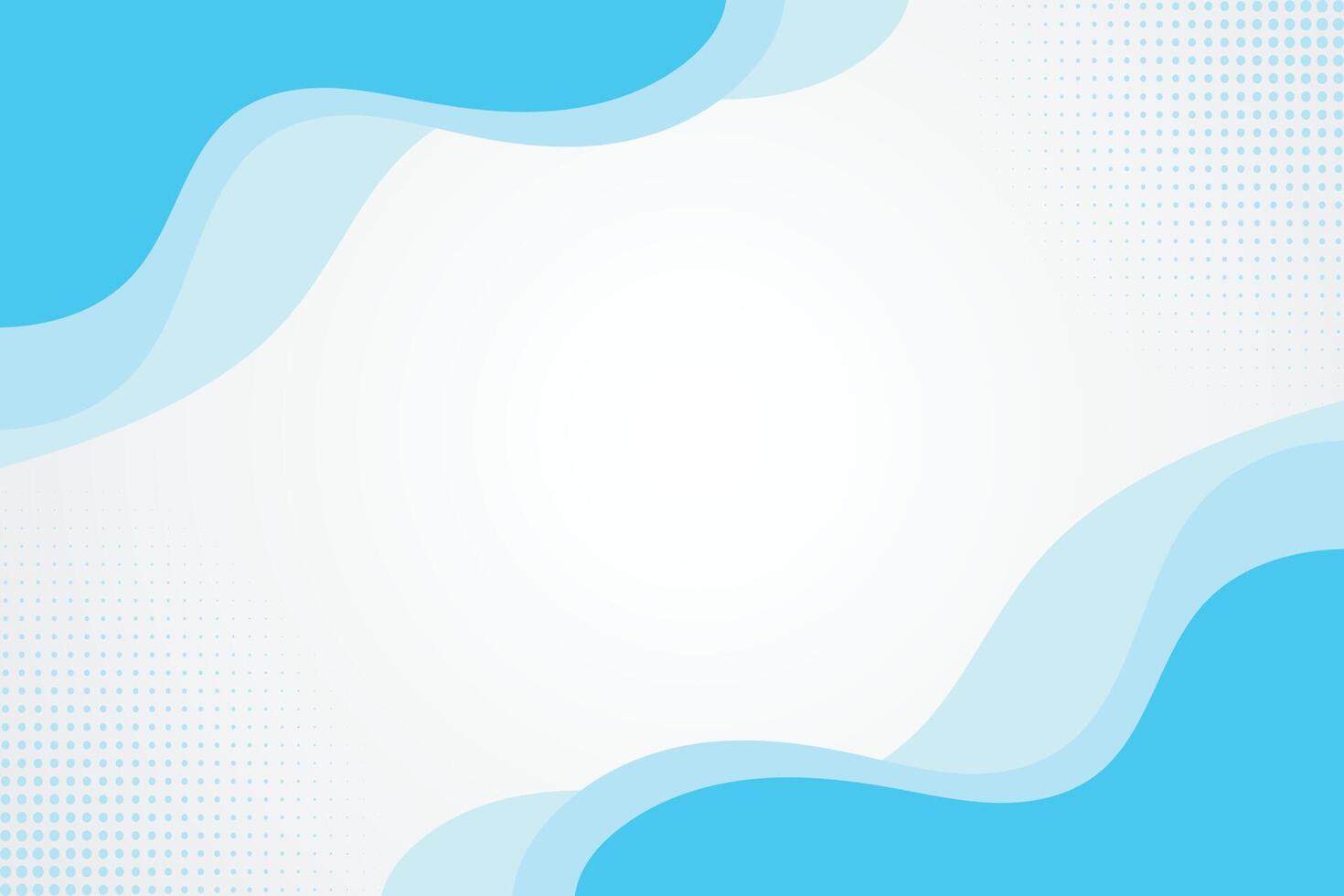 white background with blue shape vector