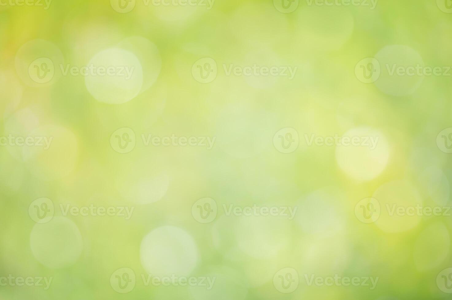 Natural natural defocus lights. Green bokeh photo