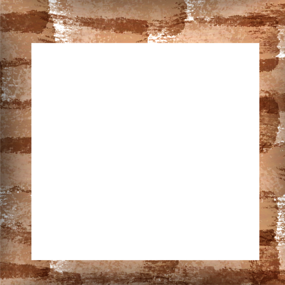 brown brick wall square frame png