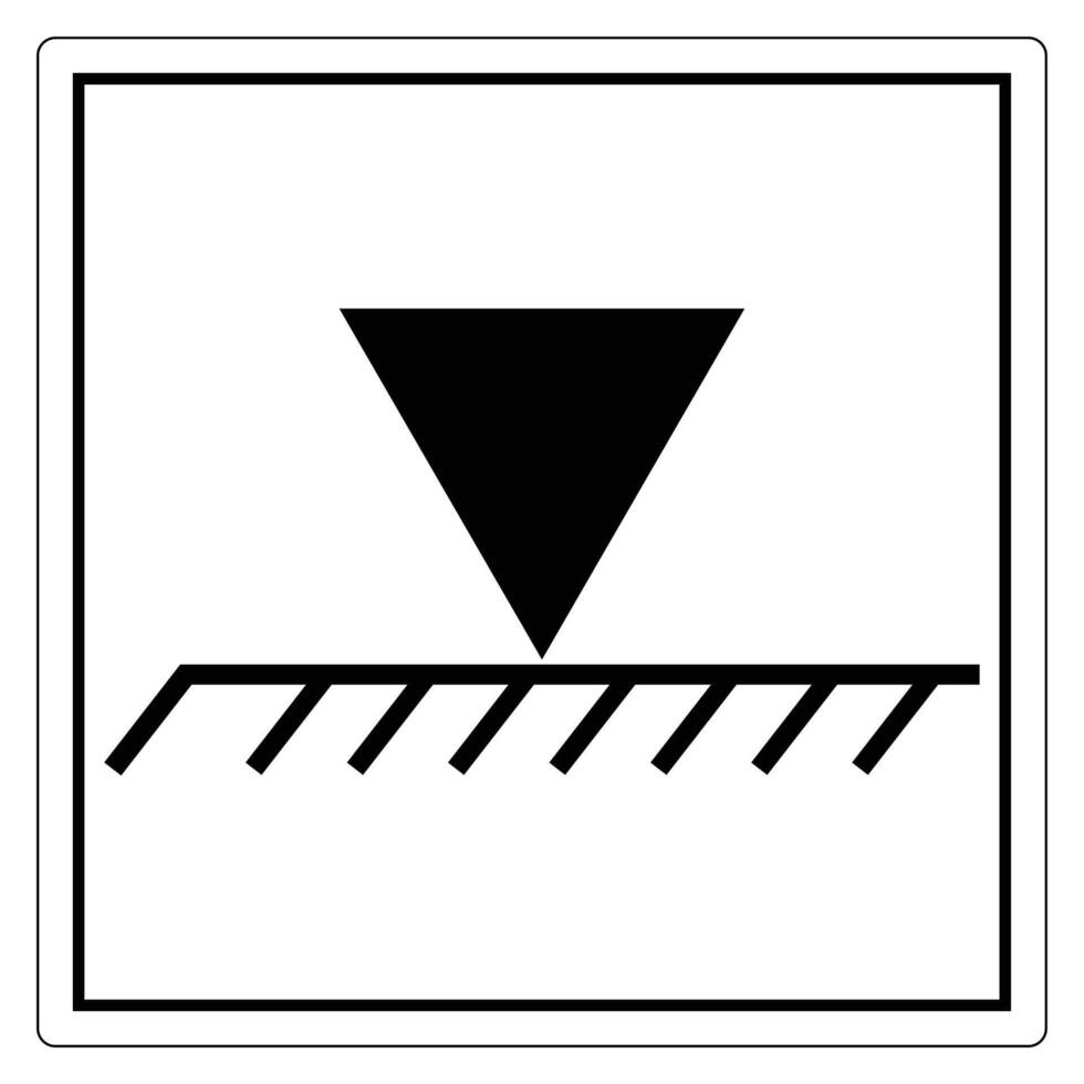 Safety Warning Symbol for Equipment Operation vector