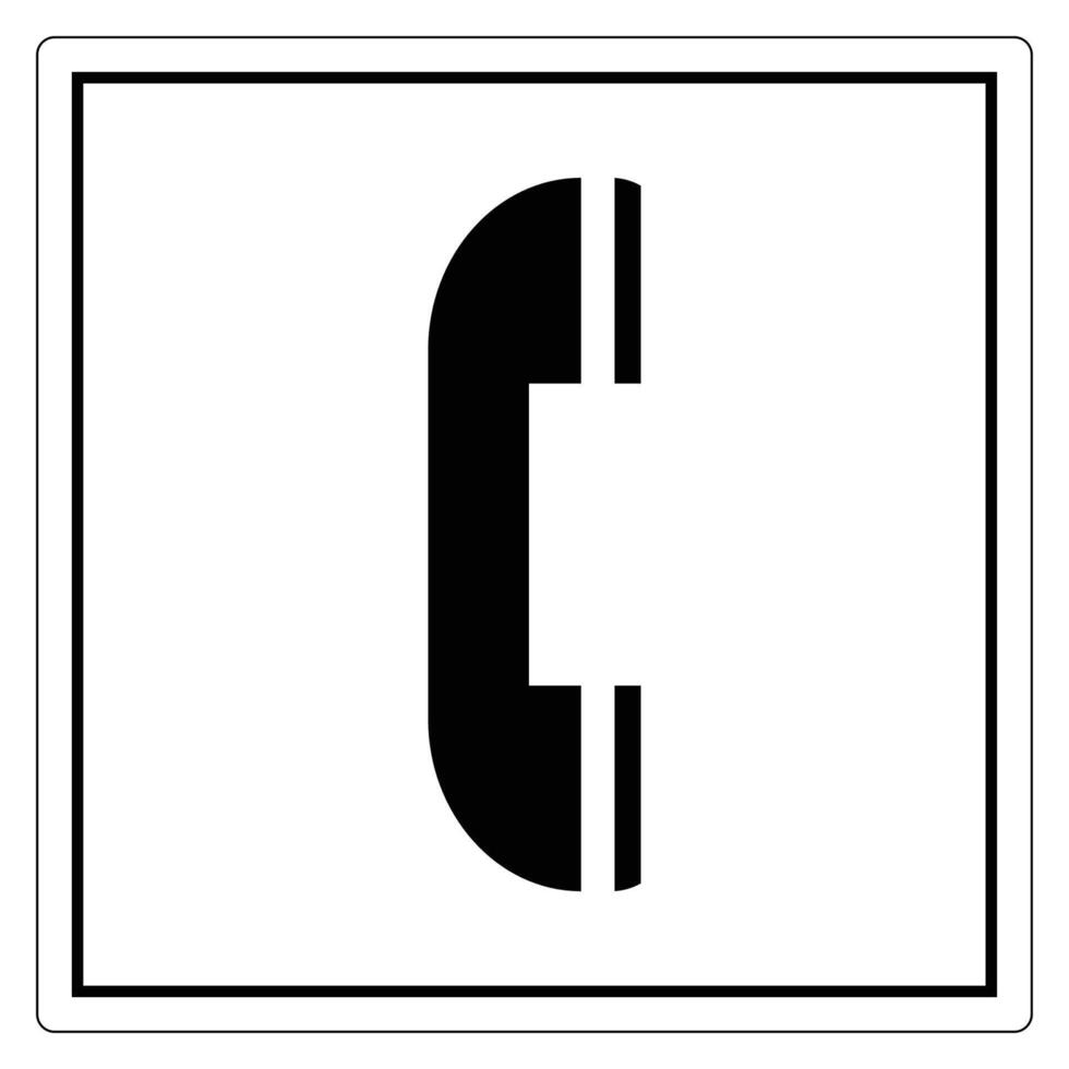 Phone Icon in Minimalist Style for Communication Needs vector