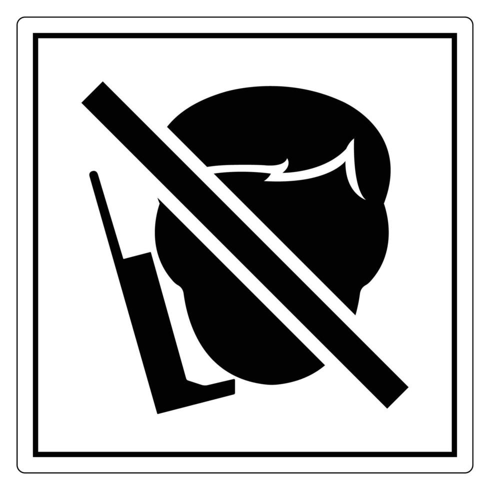 No Phone Use Allowed Sign Illustration vector