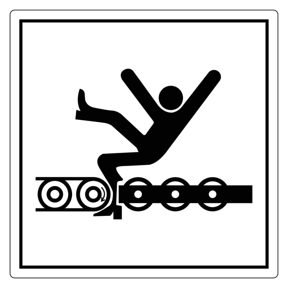 Warning Sign of Slipping Hazard in Workplace vector