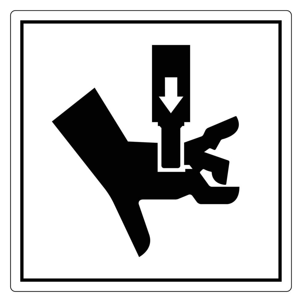 Caution Sign for Sharp Object Handling vector