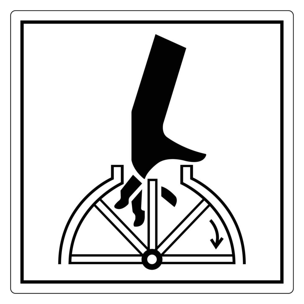 Caution Foot Warning Sign Illustration vector
